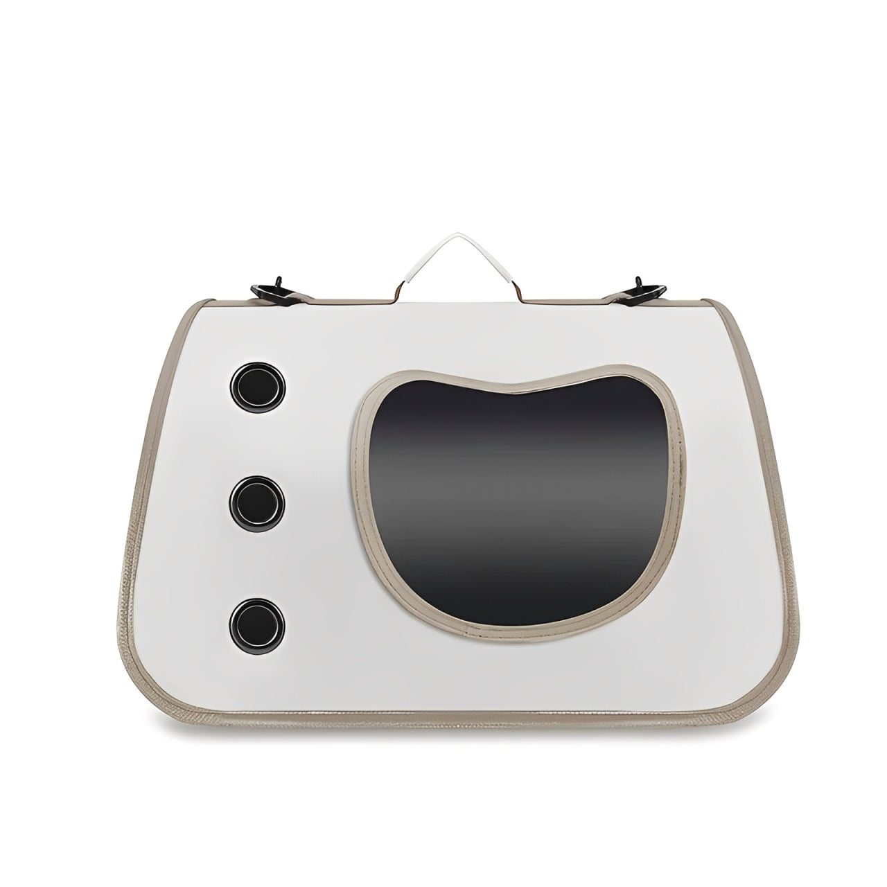 Transportín para perros y gatos pequeños- Bolsa de viaje cómoda y segura con cremallera.